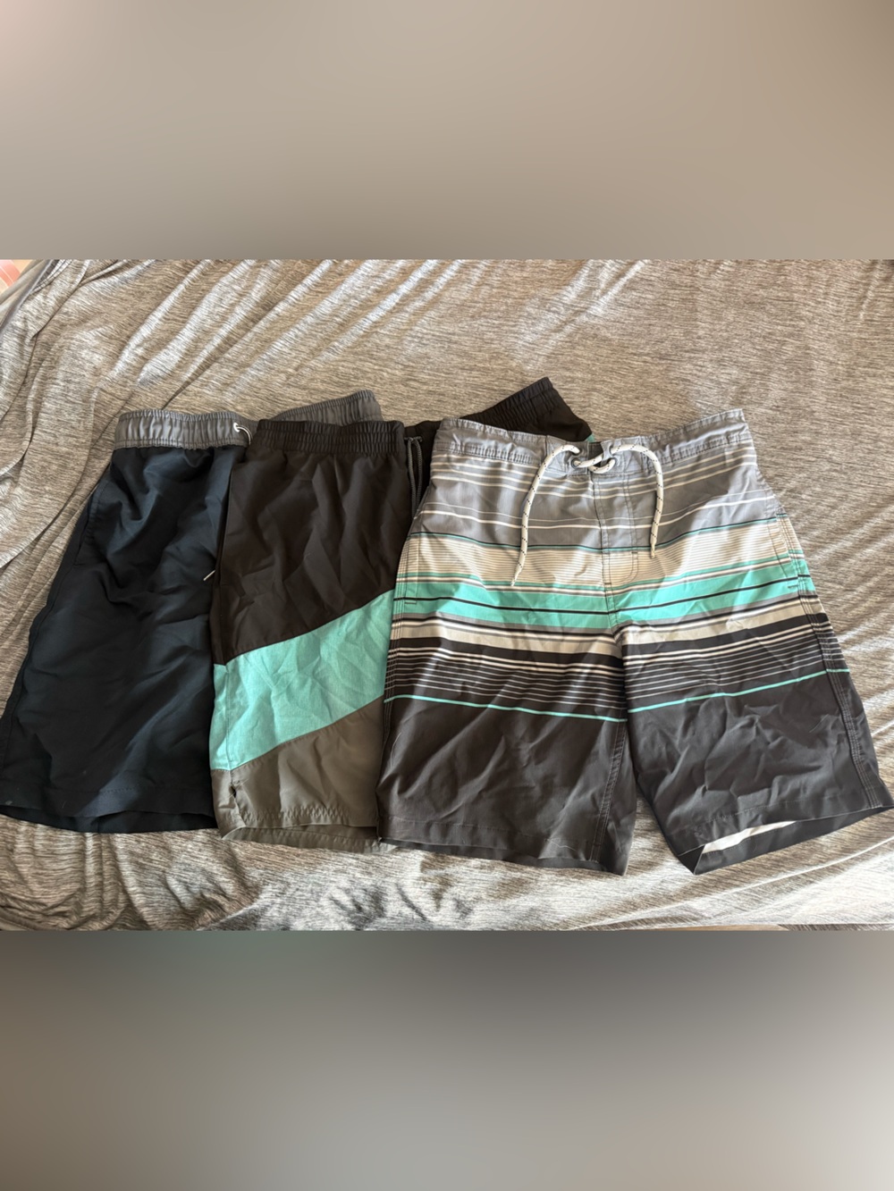 Men's Athletic Swim Shorts Trio